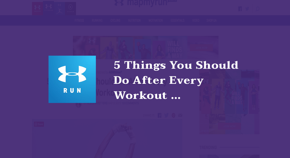 5 Things You Should Do After Every Workout