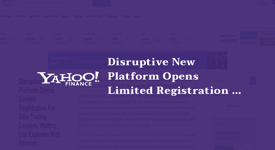 Disruptive New Platform Opens Limited Registration For Elite Trading Leaders, Waiting List Explodes With Interest
